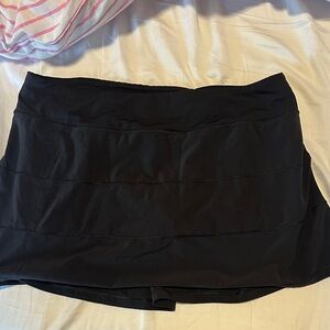 lululemon athletica Black Mini Skirt